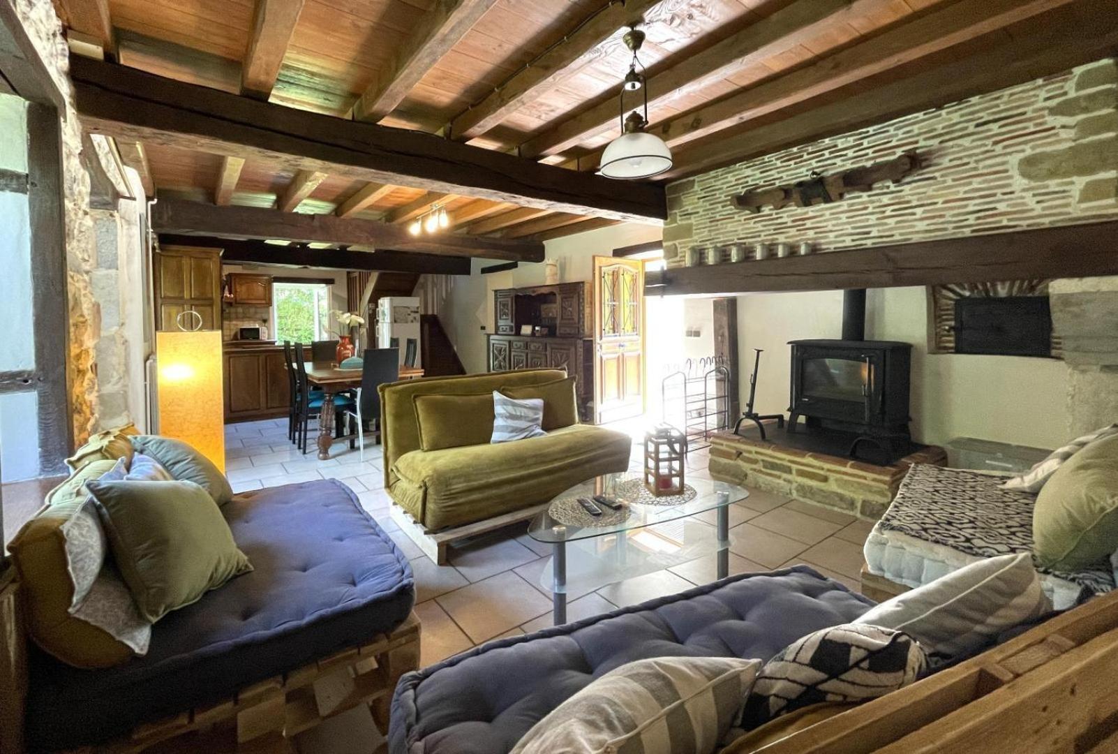 B&B - Chambres D'Hotes Acoucoula Orthez Eksteriør billede